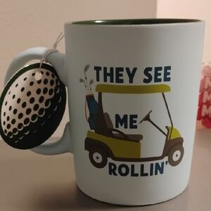 Golf Cart Themed Mug